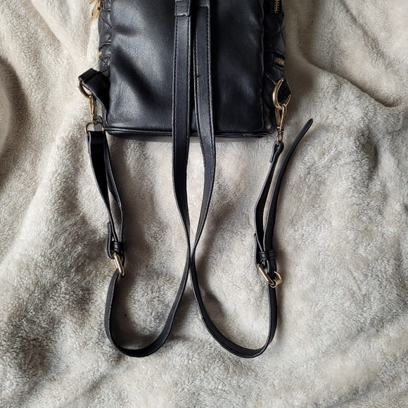 Black Mini Backpack - Picture 7 of 8